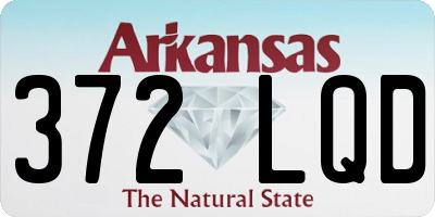 AR license plate 372LQD