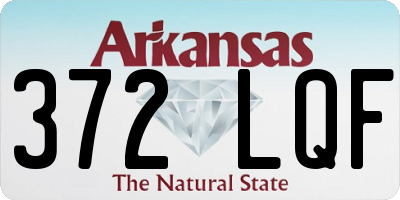 AR license plate 372LQF
