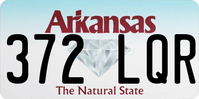 AR license plate 372LQR