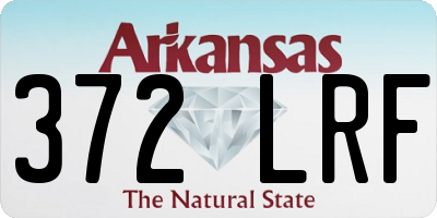 AR license plate 372LRF