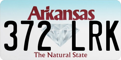 AR license plate 372LRK