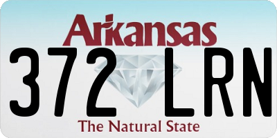 AR license plate 372LRN