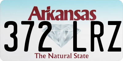 AR license plate 372LRZ