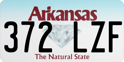 AR license plate 372LZF