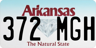 AR license plate 372MGH