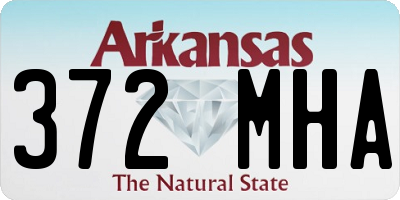 AR license plate 372MHA