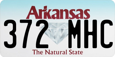 AR license plate 372MHC