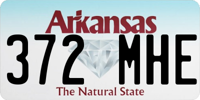 AR license plate 372MHE