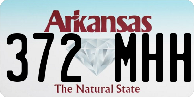 AR license plate 372MHH