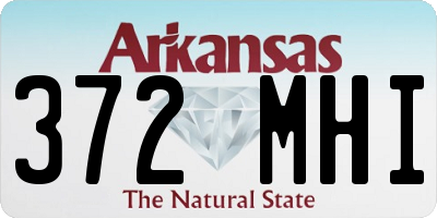 AR license plate 372MHI