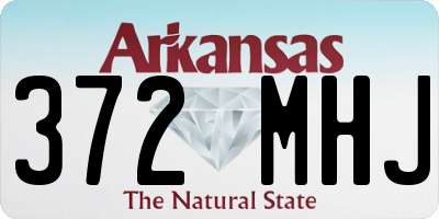 AR license plate 372MHJ