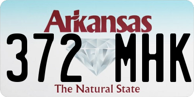 AR license plate 372MHK