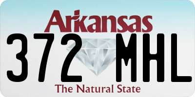 AR license plate 372MHL