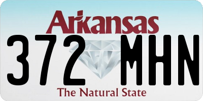 AR license plate 372MHN