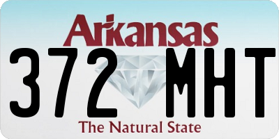 AR license plate 372MHT