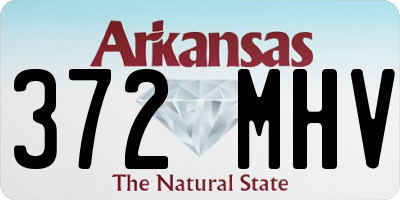 AR license plate 372MHV