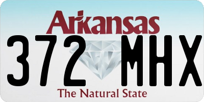 AR license plate 372MHX