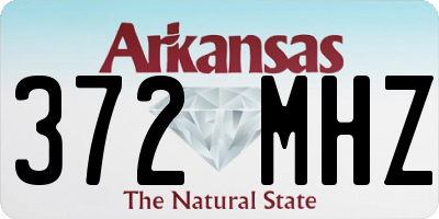 AR license plate 372MHZ