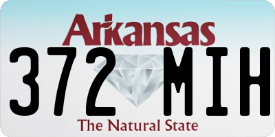 AR license plate 372MIH