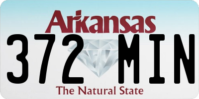 AR license plate 372MIN
