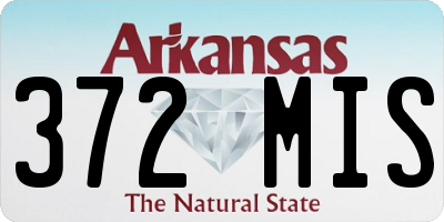 AR license plate 372MIS