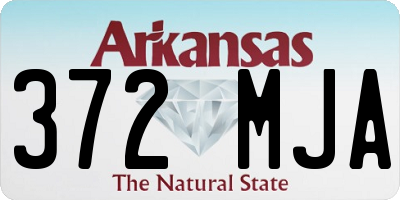 AR license plate 372MJA