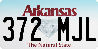 AR license plate 372MJL