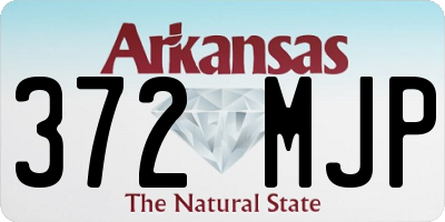 AR license plate 372MJP