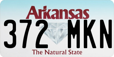 AR license plate 372MKN