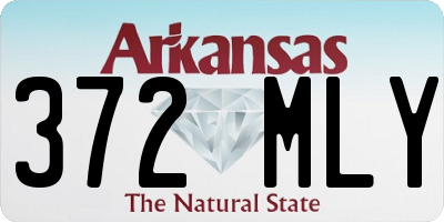 AR license plate 372MLY