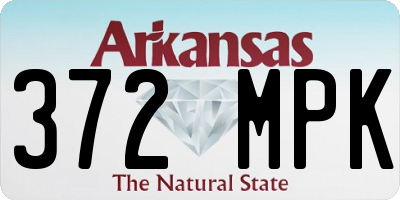 AR license plate 372MPK