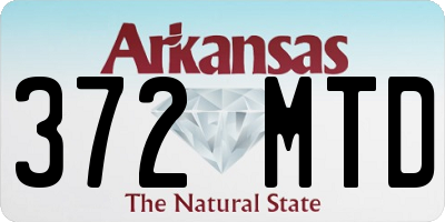 AR license plate 372MTD