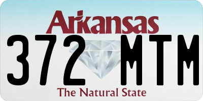 AR license plate 372MTM
