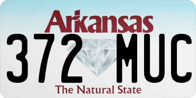 AR license plate 372MUC