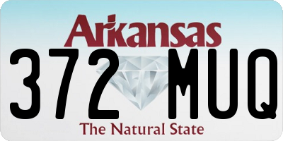 AR license plate 372MUQ