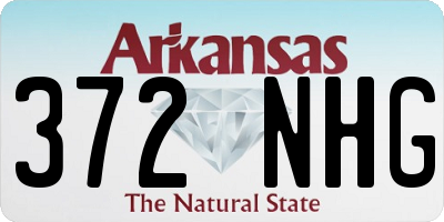 AR license plate 372NHG