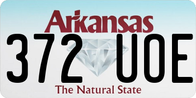 AR license plate 372UOE