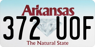 AR license plate 372UOF