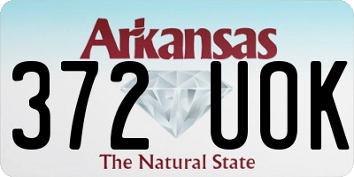 AR license plate 372UOK