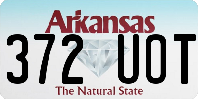 AR license plate 372UOT