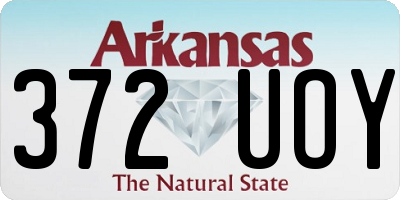 AR license plate 372UOY