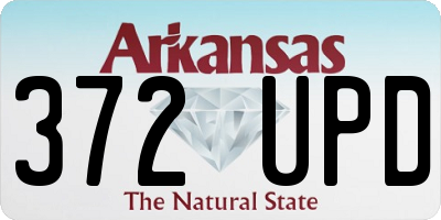 AR license plate 372UPD