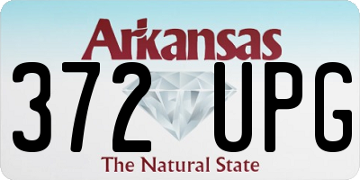 AR license plate 372UPG
