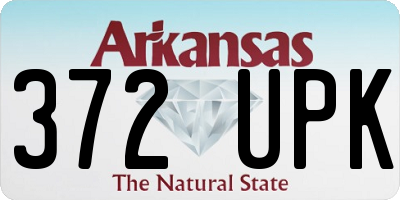 AR license plate 372UPK