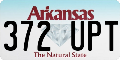 AR license plate 372UPT