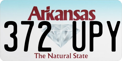 AR license plate 372UPY