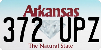 AR license plate 372UPZ