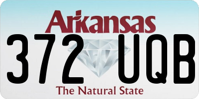 AR license plate 372UQB