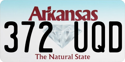 AR license plate 372UQD