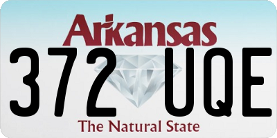AR license plate 372UQE